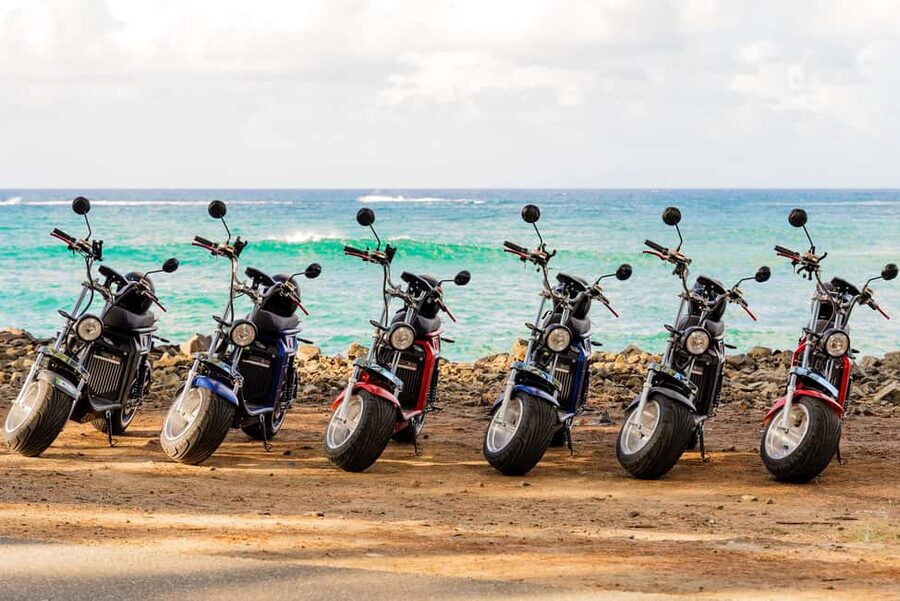 Beaches and Backroads Electric Big-Wheel Scooter Tour - Getting started at Rodney Bay, and what to expect from the iRide iR2