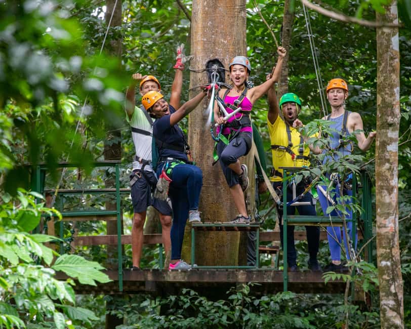 Castries, St. Lucia - Adrenaline Zipline - Gear Up and Listen Closely: Your Safety Briefing Matters