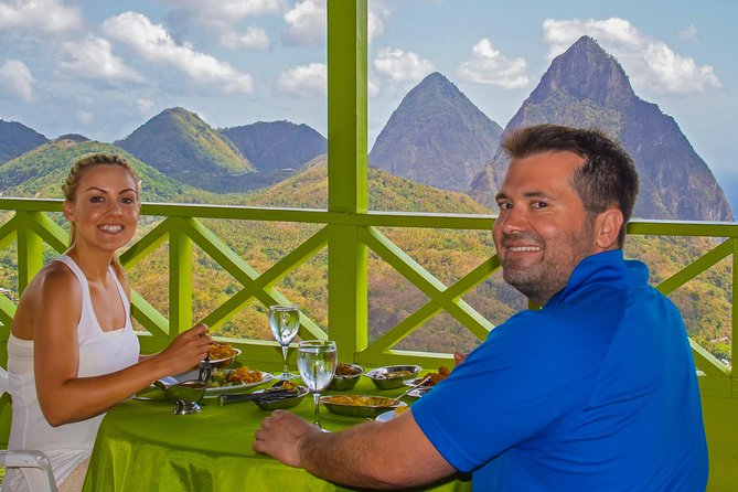 Couples Private St. Lucia Highlights Tour - Toraille Waterfall plus Botanical Gardens: cool water and spice education