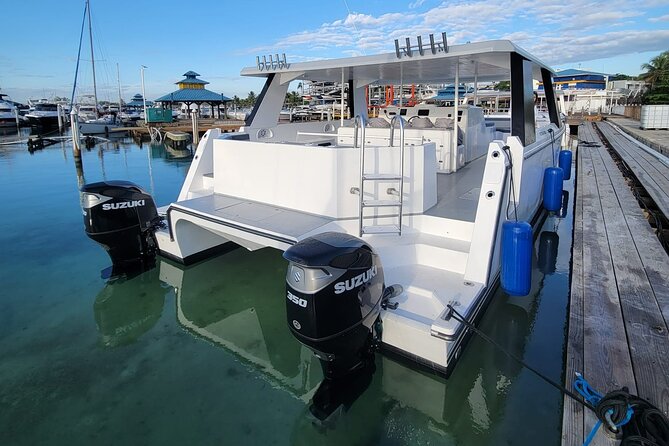 Half Day Private Power Cat Charter - Drinks On Board: Rum Punch, Beer, Soft Drinks, and Real Breaks