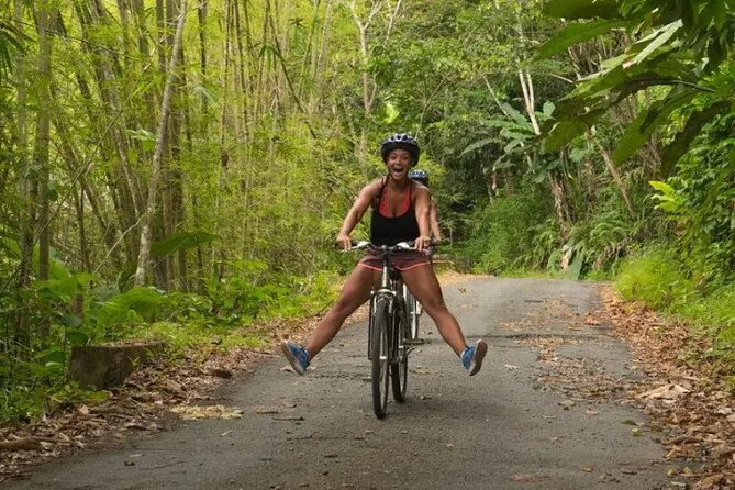 Rainforest Cycling Adventure in St. Lucia - Rodney Bay Pickup and the East Coast Bus Ride to Treetop Adventure Park