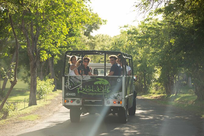 Rainforest Hike & Waterfall Safari St. Lucia From Castries - Anse La Raye energy on the way to the rainforest