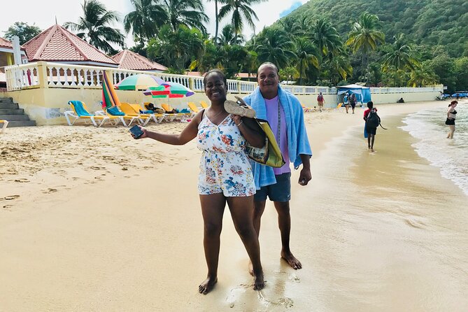 Reduit Beach Round-Trip Shuttle Service - Reduit Beach in Real Life: Relaxation, Vendors, and Water Sports