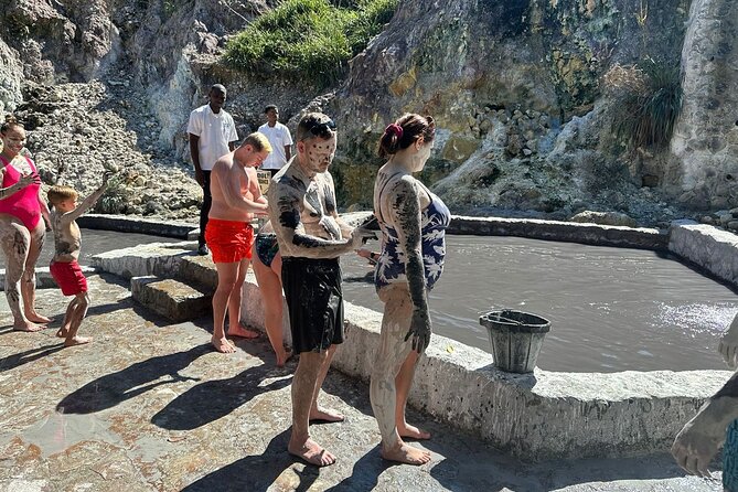 Soufriere Adventure Nature Trail Hike | Waterfall | Mud Baths - Piton Falls: mineral water reset before you head back