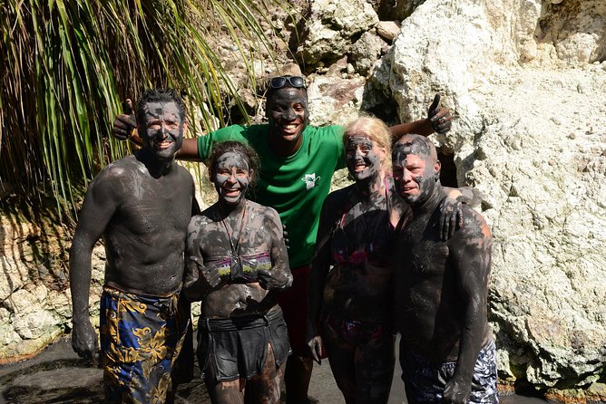 Soufriere Volcano Jeep Safari - Sulphur Springs, warm mineral water and volcanic mud bath time