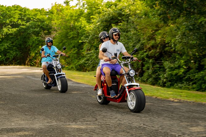St.Lucia Beaches and Backroads Tour by Electric Big-Wheel Scooter - Price and What You Get for $99 in Rodney Bay
