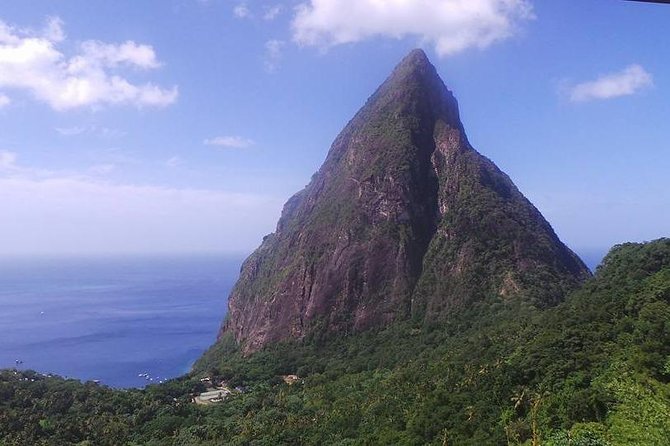 St. Lucia Botanical Gardens and Waterfall Tour Groups only - Pitons and Soufriere Bay: Quick Photo Stops With Big Height