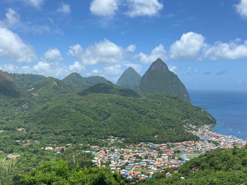 St Lucia: Mud Baths, Waterfall & Tet Paul Trail Tour - Lunch With a View Plus Local Snacks That Keep the Day Comfortable