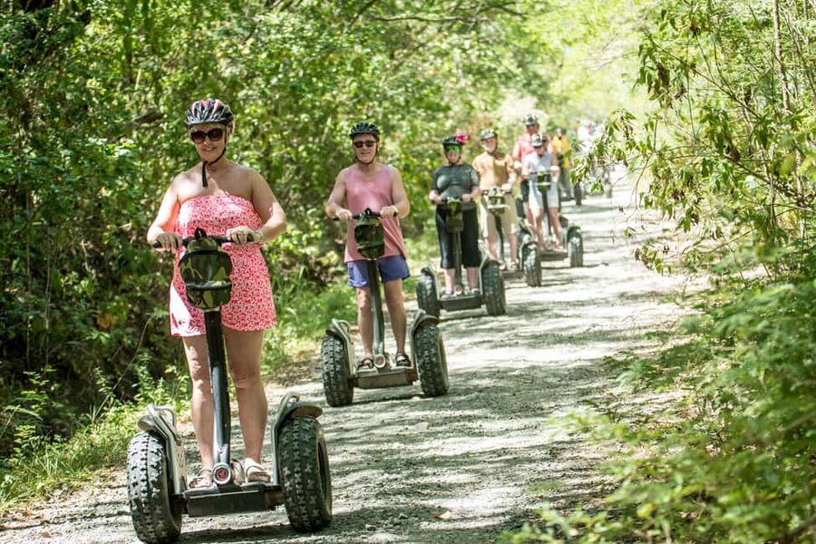 St. Lucia: Rodney Bay Village Segway - The practice track: the fastest way to feel in control