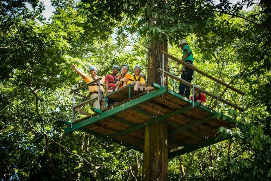 St Lucia Ultimate 3 Package: Aerial Tram Zip Line & Hiking - The Aerial Tram Ride Into Thick Caribbean Rainforest